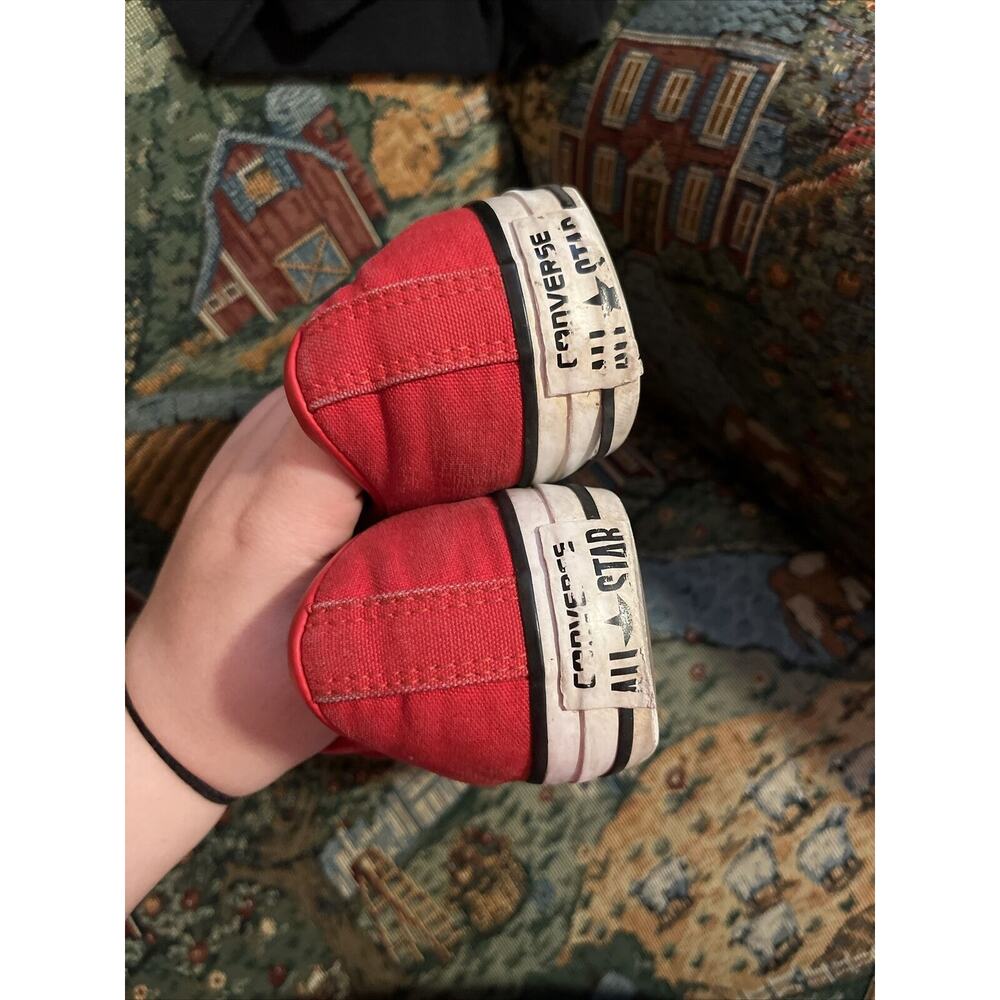 Converse 3 Straps Red Sneakers Women’s 7 - Picture 2 of 9